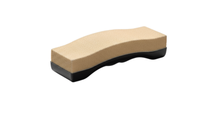 Eraser's Gentle Sweep: A studio shot of a clean, unused eraser, elegantly designed with a wooden body, ready to remove any trace of error with precision and care. 