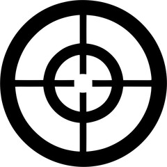 Aim Sniper Silhouette Vector | Military Shooter Target Gunman Marksman Outline