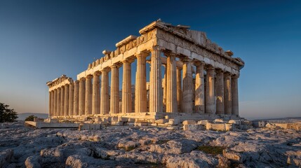 Obraz premium A large stone structure