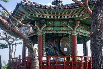 Traditional Korean buildings with a northern orientation