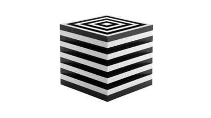 black and white saqure transparent background