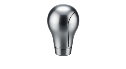 Shiny Gear Shift Knob: An isolated, gleaming gear shift knob, a symbol of precision engineering and the heart of automotive control.