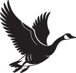 Vector illustration of an eagle flying with wings spread, a symbol of freedom