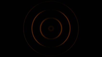 Futuristic neon loading animation. glowing circle illustration on dark background.