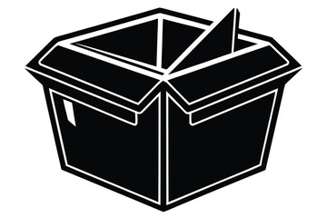 takeaway box vector icon