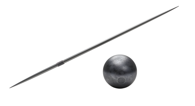 SPORT - Carom striker and black striker ball isolated on white background, perfect for board game imagery