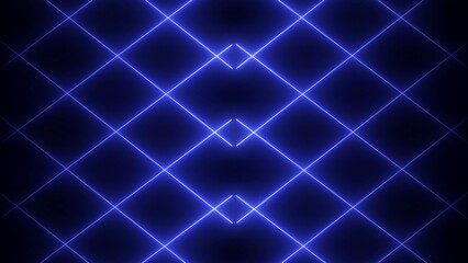 Abstract glowing rainbow color neon lines motion background. neon glowing lights lines illustration