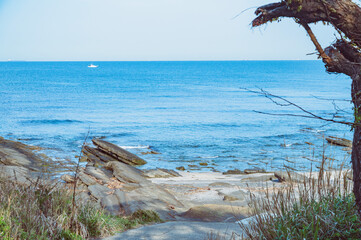 千葉　沖ノ島の景色（館山市）