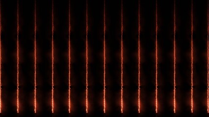 Glowing neon line light effect design. 4k illustration.	