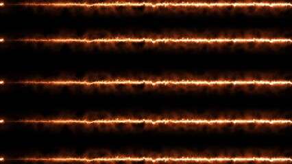 Glowing neon light animation on black screen. Abstract glowing neon lights blinking lines illustration.
