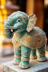 Obraz premium A statue of an elephant