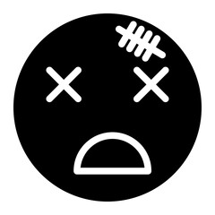 spooky emoticon icon