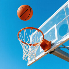 photograph of a basketball
