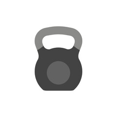 Simple Vector Illustration of a Kettlebell for Fitness