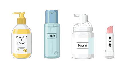 Discover your perfect skincare routine with this collection of essential beauty products, Generative AI.