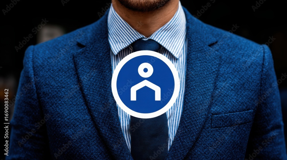Poster clean capital flow icon concept with streamlined financial movement for efficient resource managemen