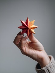 Gradient Star Paper Folding Lifestyle