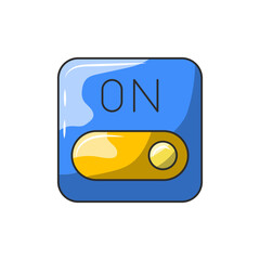 Toggle Switch Icon, On/Off Outline for Settings Apps