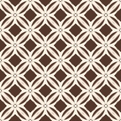 Fototapeta premium Elegant seamless pattern with a vintage floral damask ornament for textile and wallpaper design