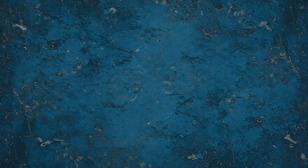 Distressed Dark Blue Grunge Texture Background.