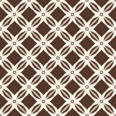 Fototapeta premium Seamless damask pattern with floral elements for vintage wallpaper, textile, or fabric decoration