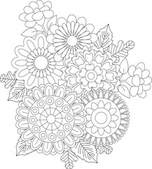 Abstract geometric composition with color gradients and text elements