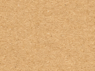 Detailed Macro of Natural Brown Cardboard Texture