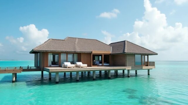 luxury water houses in the Maldives