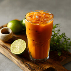 Fototapeta premium thai iced tea