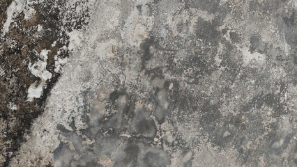 Old distressed grungy wall background, Weathered, dirty and cracked plastered concrete wall with mold