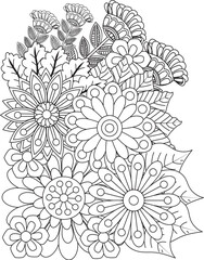 Abstract geometric shapes with vibrant color palette