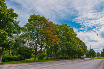 Umea is the capital of the province of Vasterbotten, Sweden.