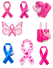 breast cancer awareness ribbons