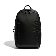Sleek Black Backpack with Ample Storage and Modern Design for Everyday Travel, School, and Professional Use