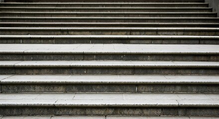 Ascending Stone Steps: Architectural Detail of a Staircase