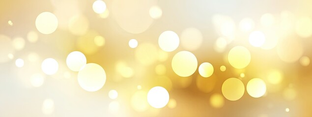 Abstract bokeh background of golden lights