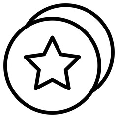 money coin icon, token coin icon