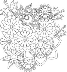 Abstract geometric design with vibrant color palette