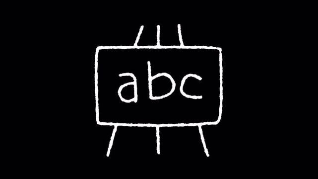 Simple, Static Drawing of a Canvas on Easel