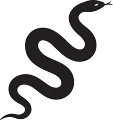 Fototapeta premium snake vector silhouette 
