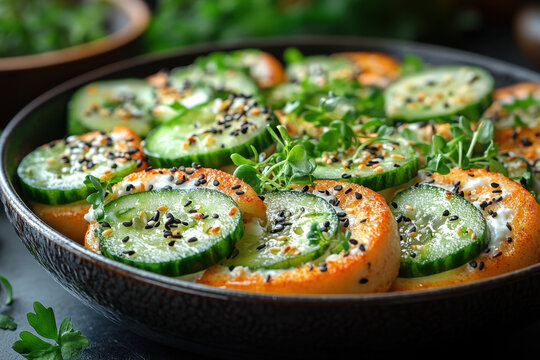 Bowl of food with couscous and cheese.