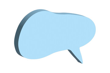 3d speech bubble Blank empty message box Textbox frame for banners, price tags, stickers, design