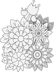 Abstract geometric design with bold colors and typography