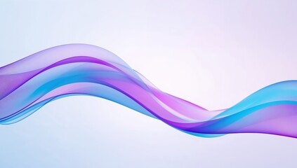 Abstract Fluidity, Lines and Color Dynamics, Gradient Waves and Transparent Shapes.