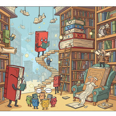 Human Library with Walking Books