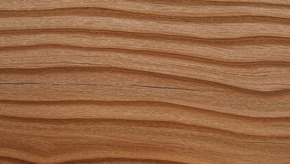 Obraz premium Abstract Terracotta Waves Natural Material CloseUp, Wood Grain with Linear Patterns.