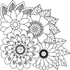 Abstract geometric shape with vibrant color accents