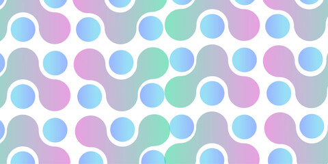 seamless pattern with circles and stripes colorful meatball texture wallpaper background.