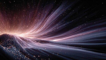 Vast cosmic landscape with glowing nebulae and distant stars creating a dreamlike ethereal vista