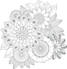 Abstract geometric design with vibrant color palette